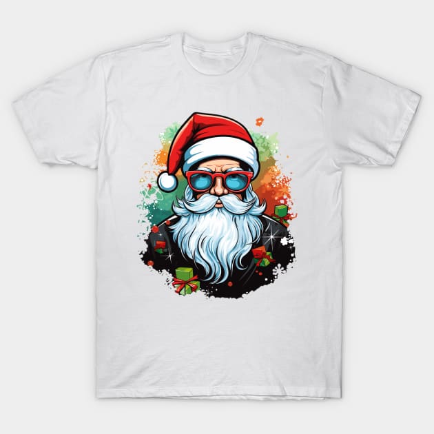 Santa Christmas T-Shirt by remixer2020